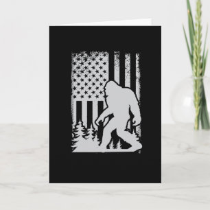 4 juli USA-firande Bigfoot 1776 Kort