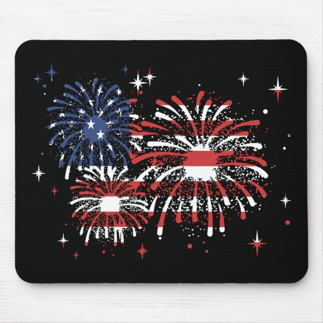 4 juli USA Fireworks Musmatta (Framsidan)