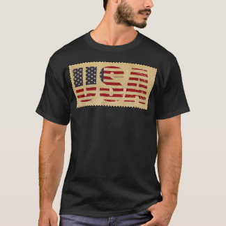 4 juli USA flagga Förenade Stater Självständighet T Shirt