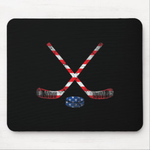 4 juli USA flagga Hockey Patriotic Hockey Älskare Musmatta