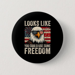 4 juli USA Flagga Meme Ser ut som att du kunde anv Knapp