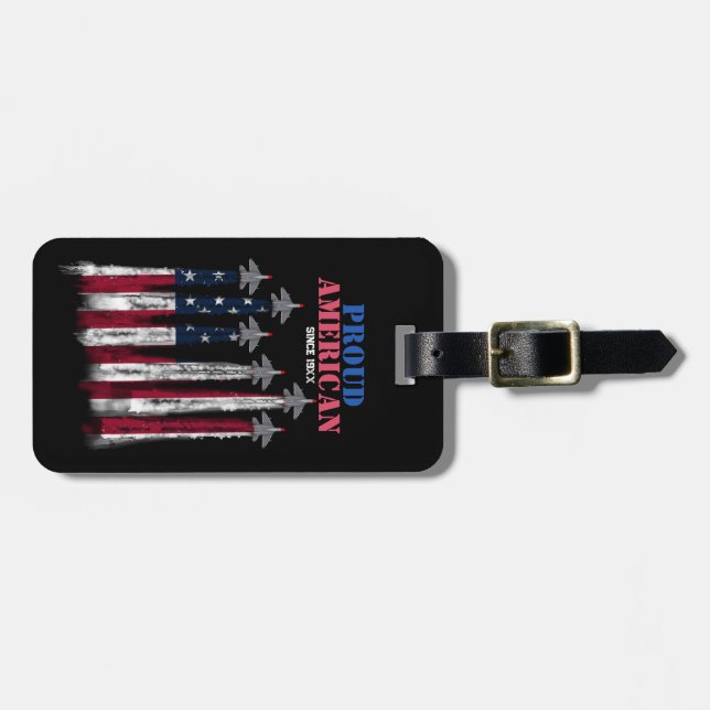 4 juli USA Independence day Gift Bagagebricka (Horisontell Framsida)