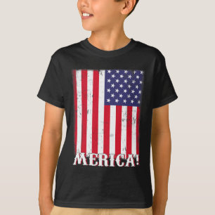 4 juli USA:s amerikanska Flagga Patriotic T Shirt