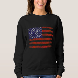 4 juli USA:s amerikanska Flagga United Stater Patr T Shirt