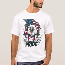 4 juli USA stolthet T-shirt