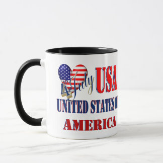 4 juli USA T-Shirt Classic Round Sticker Coff Mugg