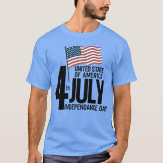 4 juli Visa din kärlek till USA f T Shirt