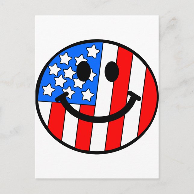 4 juli vykort (Framsida)