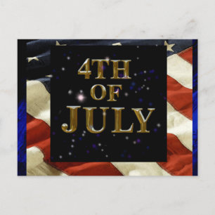 4 juli vykort