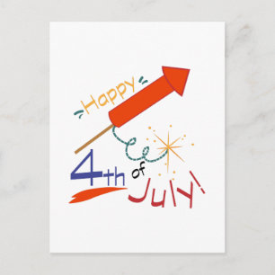 4 juli vykort