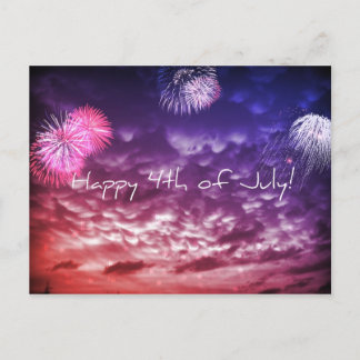 4 juli-vykort vykort