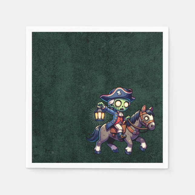 4 juli Zombie Pappersservett (Framsidan)