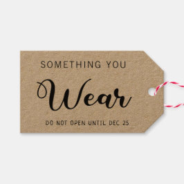 4 julklappar något Du bära tillbaka till namn Presentetikett