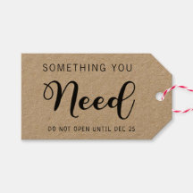 4 julklappar något du behöver tillbaka namn