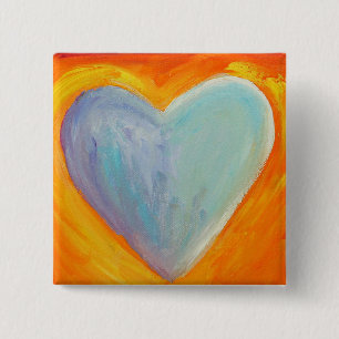 4 Kärlek Hearts Art Painting Lapel Pin eller Butto Knapp