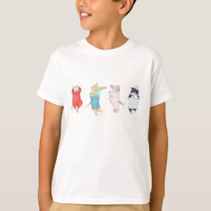 4 KATTER I PYJAMAS Pojktröja T Shirt