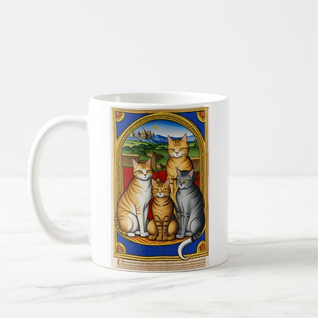 4 Katter Mugg (Vänster)