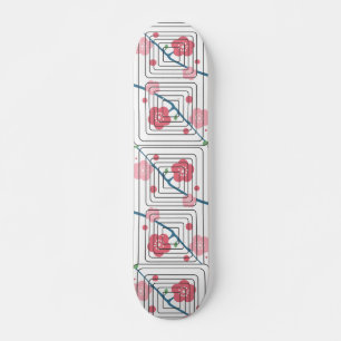 4 kvadratSkattbord Mini Skateboard Bräda 18,5 Cm