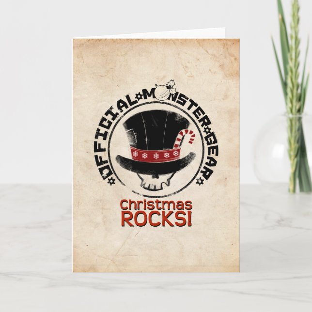 4 lite monster - Andy helgdag Helgkort (Framsida)