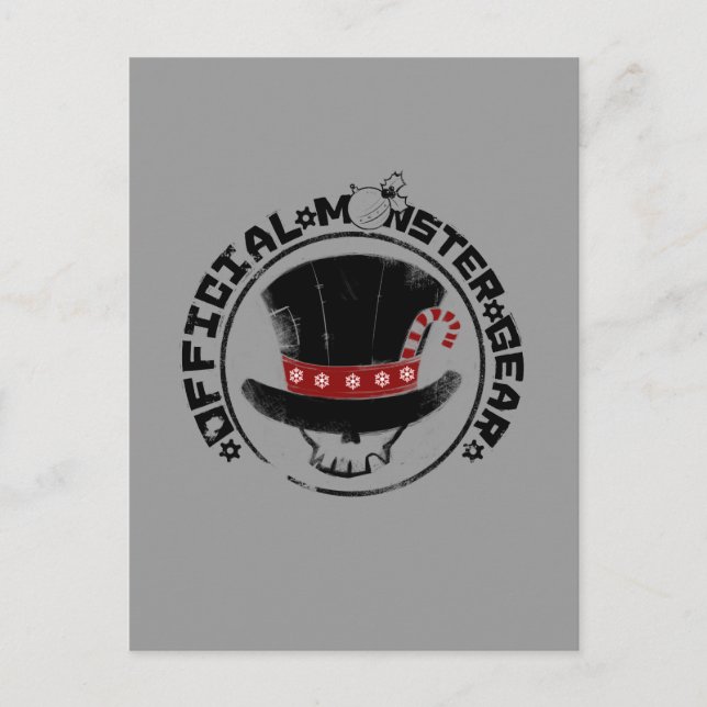 4 lite monster - Andy helgdaglogotyp Helg Vykort (Framsida)