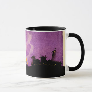 4 lite monster - Halloween natt Mugg