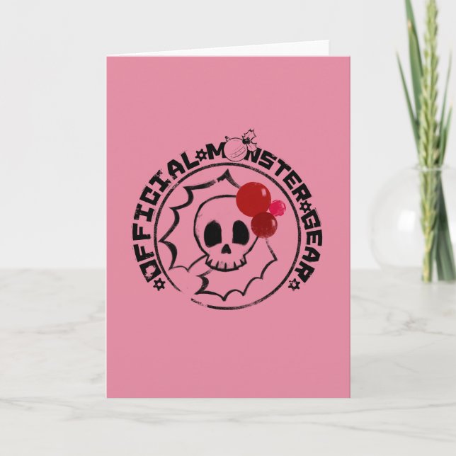 4 lite monster - Nessa helgdaglogotyp Helgkort (Framsida)