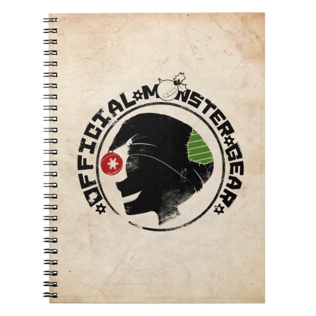 4 lite monster - Nigel helgdaglogotyp 2 Anteckningsbok Med Spiral (Framsidan)