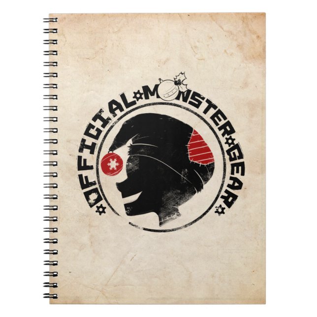 4 lite monster - Nigel helgdaglogotyp Anteckningsbok Med Spiral (Framsidan)