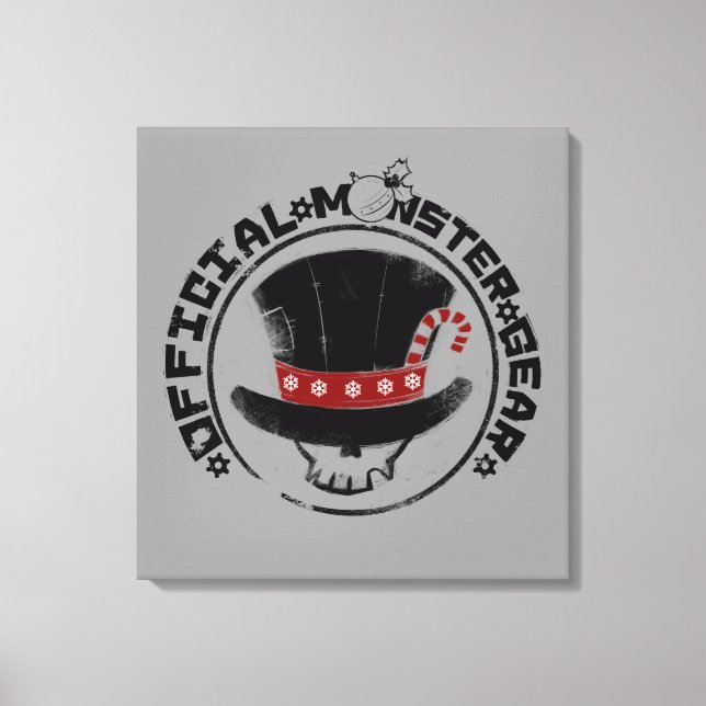 4 Little Monsters - Andy Helgdag Logotyp Canvastryck (Framsida)