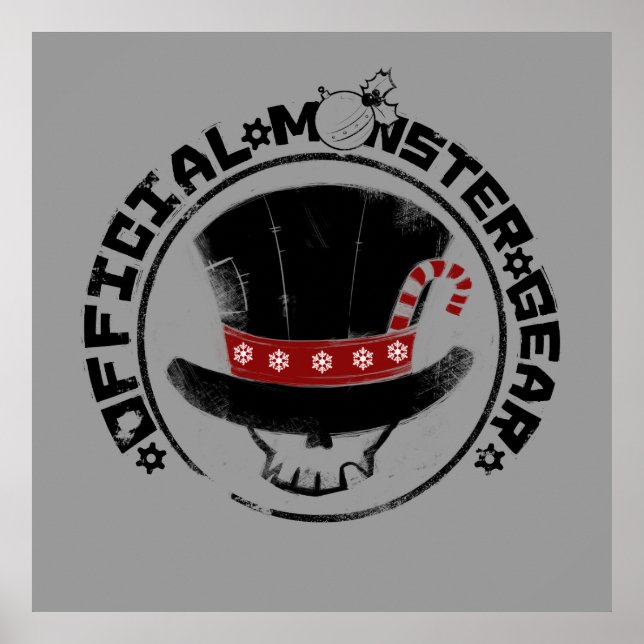 4 Little Monsters - Andy Holiday Logo Poster (Framsidan)