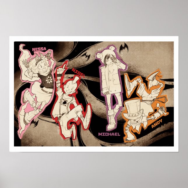 4 Little Monsters - Group Poster (Framsidan)