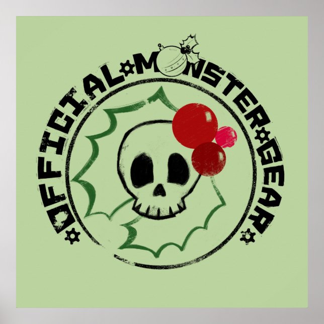 4 Little Monsters - Nessa Helgdag Logotyp 2 Poster (Framsidan)