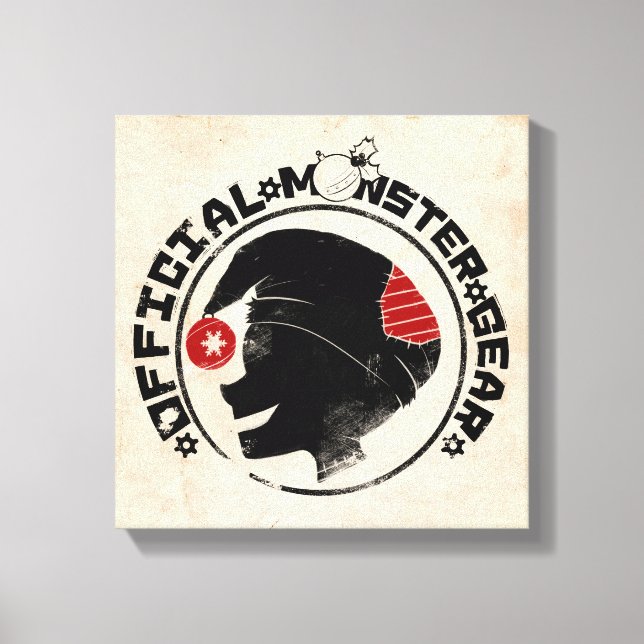 4 Little Monsters - Nigel Helgdag Logotyp Canvastryck (Framsida)