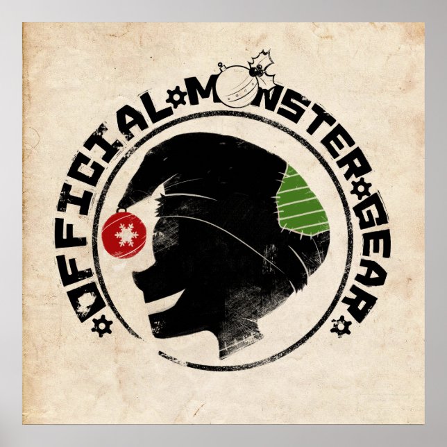 4 Little Monsters - Nigel Holiday Logo 2 Poster (Framsidan)