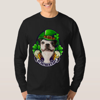 4 Löv C Beer Fransk Bulldog St Patrick Bulldog Sh T Shirt