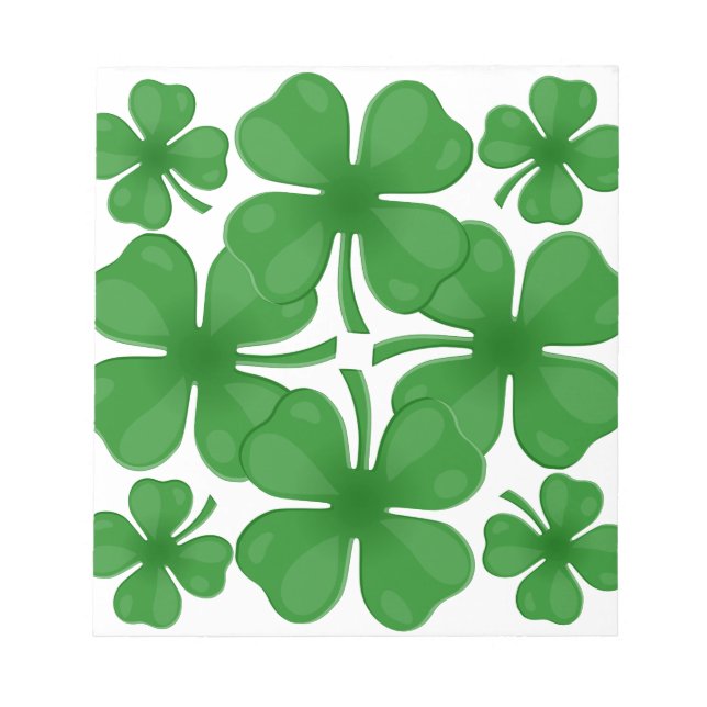 4 LÖV KLÖVER ANTECKNINGSBLOCK (Framsida)