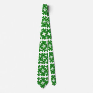 4 löv klöver herrkläder manar halsband slips