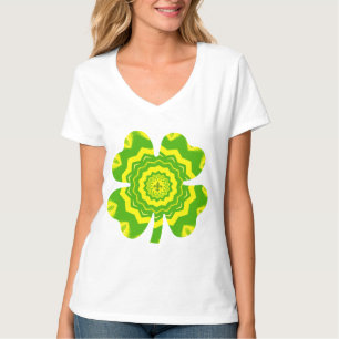 4 Löv Klöver Kvinnor T-Shirt
