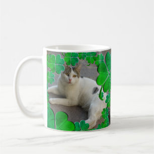 4 Löv Klöver Ram+foto Kaffemugg
