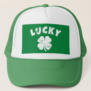 4 Löv Lucky Klöver St. Patrick's Day Keps