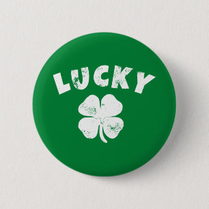 4 Löv Lucky Klöver St. Patrick's Day Knapp