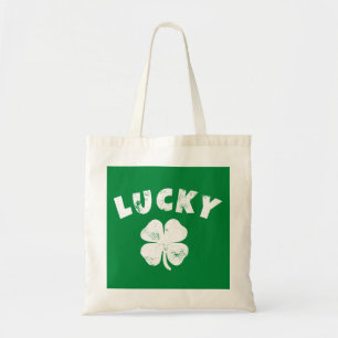 4 Löv Lucky Klöver St. Patrick's Day Tygkasse