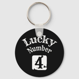 4 - Lucky Number 4 Tur Nyckelring