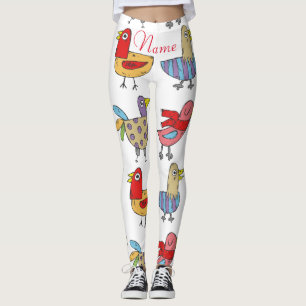 4 Lunda fåglar Thunder_Cove Leggings