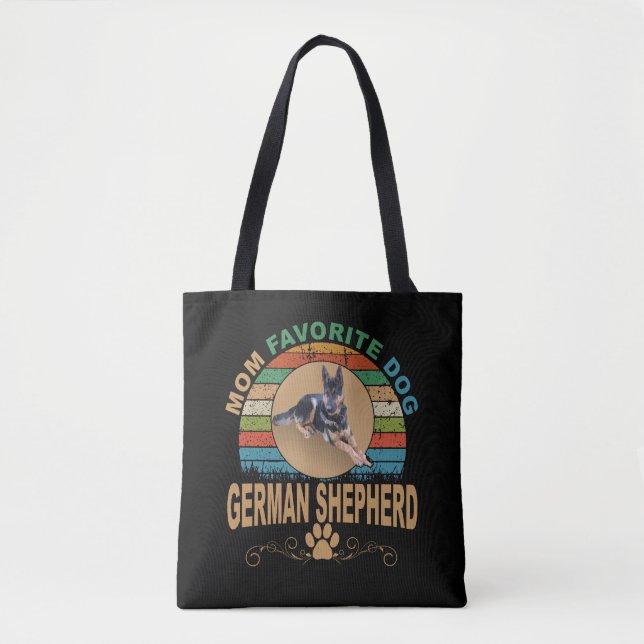 4 Mamma Favorite Hund German Shepherd Tygkasse (Framsida)