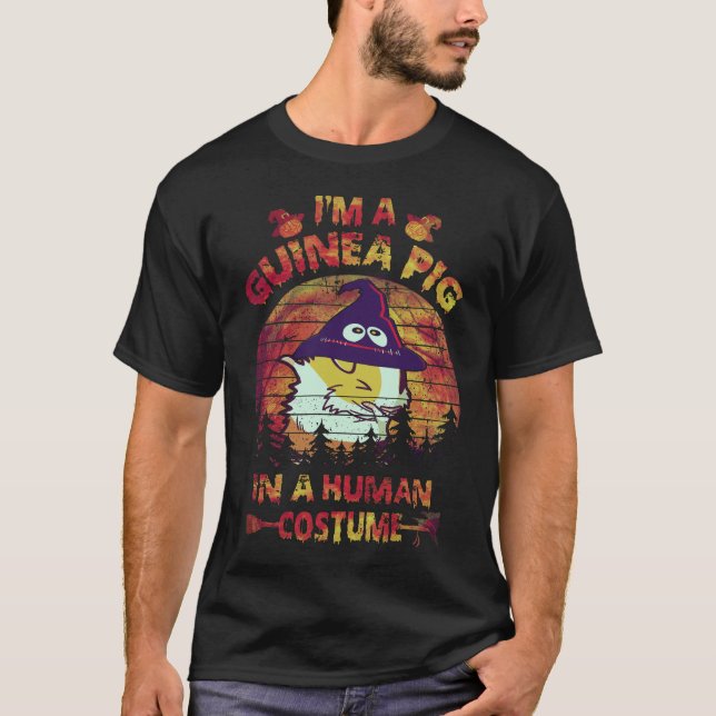 4 marsvin kostymer för människor t shirt (Framsida)