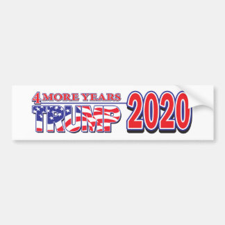 4 mer år trumf 2020 bildekal