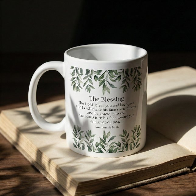 4 Mos 6:24-26 Herren Välsigne Dig och Bevare Dig Kaffemugg (Skapare uppladdad)