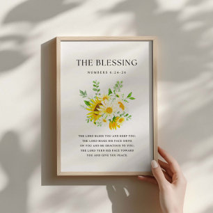 4. Mosebok 6:24-26 Herren välsigne dig och bevare Poster