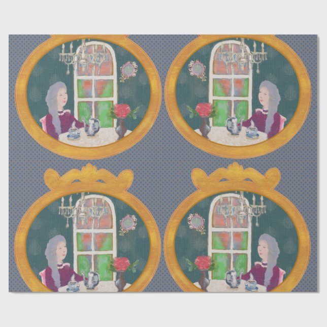 4 O’Clock in LALATOWN Wrapping Paper 1 Presentpapper (Platt)